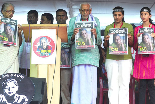 Gauri Lankesh .